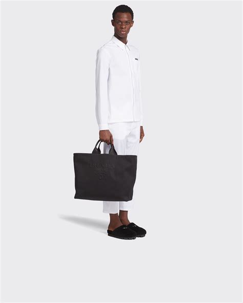 prada drill tote|Black Drill Tote Bag .